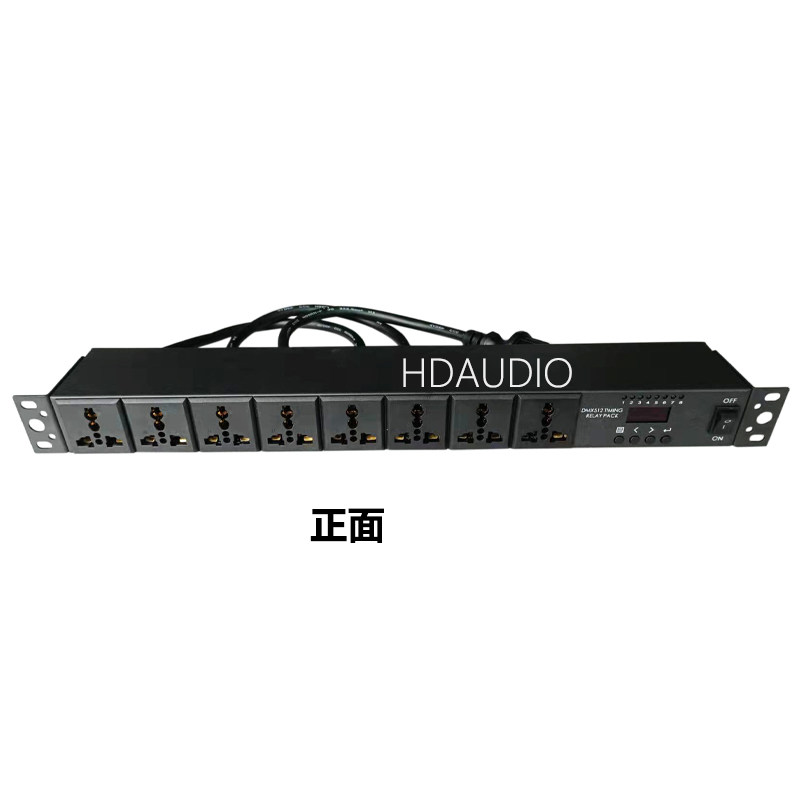 CP0802智能开关电源时序器DMX512时序器舞台音响灯光机柜电源时序