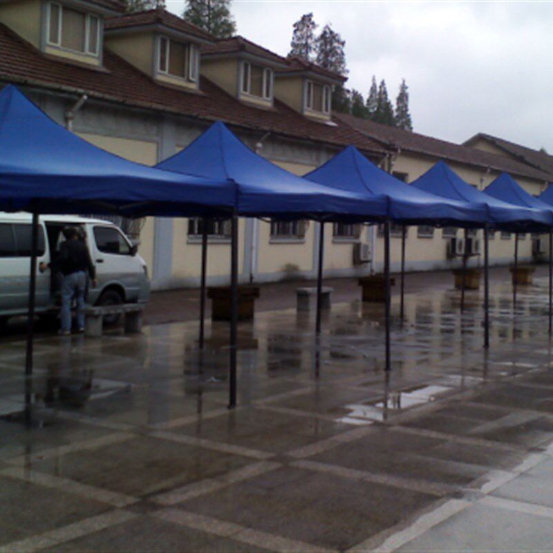 广州户外广告帐篷出租展会促销折叠账蓬租赁四角伞遮阳雨棚租借用