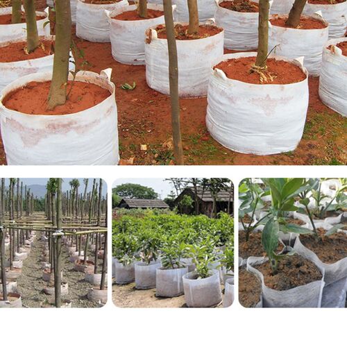 美植袋防老化花盆加高加大加厚植树袋营养钵育苗袋特大树袋无纺布