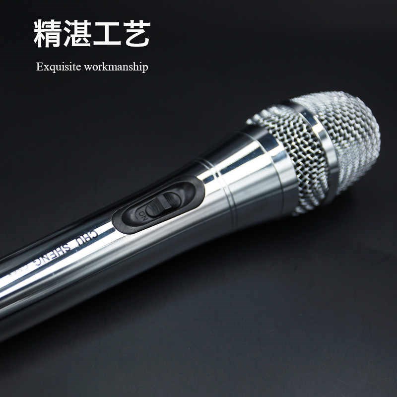 有线话筒金属麦克风专业动圈麦音响功放K歌教学会议演讲旅游大巴