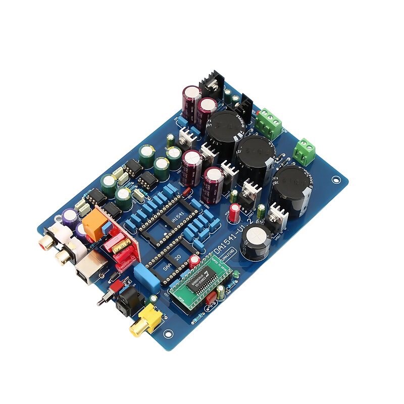 TDA1541光纤 同轴 USB 音频DAC解码板(不含TDA1541和 SAA7220 IC)