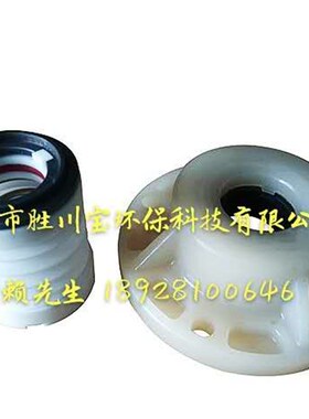 耐高温耐强酸碱耐铬酸铁氟龙PVDF大头泵白色后轴封前轴封机械密封