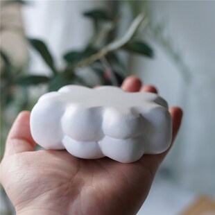 云上北极熊木雕桌面摆件百搭云朵底座送一朵云和熊给TA礼物 Joe