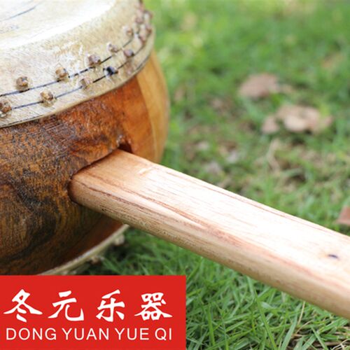 高档5.5寸高音原木手柄鼓竹钉扁鼓 低战鼓 川堂鼓 竹钉鼓 道士鼓