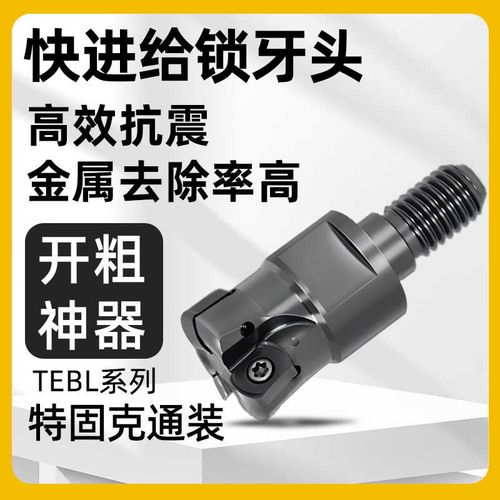 快进给锁牙头TEBL特固克BLMP06双面铣刀片开粗可换式螺纹铣刀头