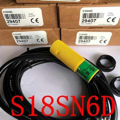 全新原装美国BANNER邦纳M18圆柱形光电开关 S18SN6D S18SP6D