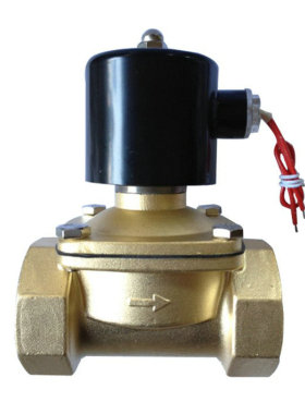 方威 2W电磁阀 水阀 220V 气阀 DC24V 12V 黄铜阀体 DN50 2寸