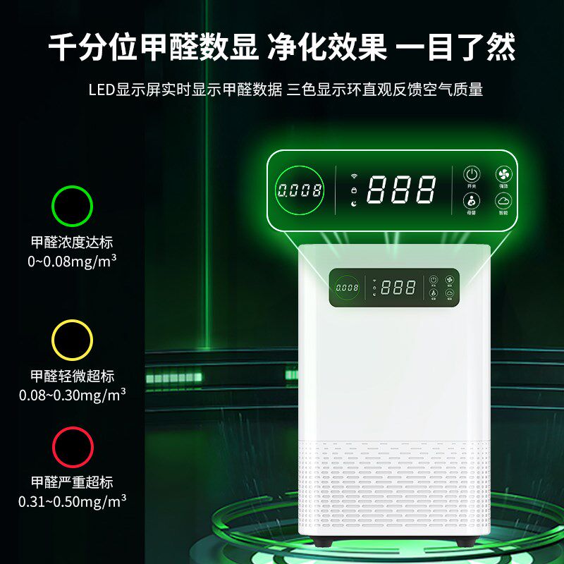 创绿家除甲醛空气净化器家用新房装修快速入住去甲醛除醛仪2025款