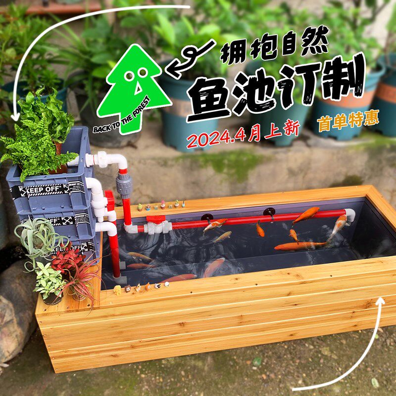 龟缸龟箱周转箱过滤沼泽缸生态缸大型过滤器水龟晒台专用鱼龟混养