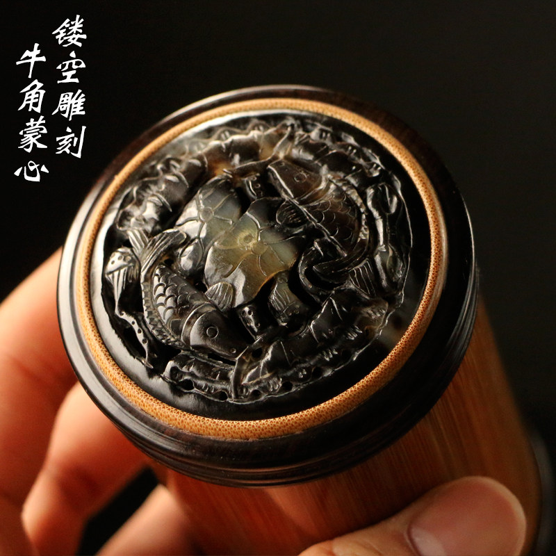 精品天然老玉竹蝈蝈罐纯手工精磨竹制蛐蛐爬虫鸣虫罐虫玩叫罐竹筒