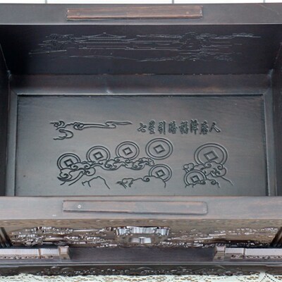 骨灰盒 棺材 寿盒 山清水秀 紫檀 实木花梨 金丝楠 榫卯木材沉水