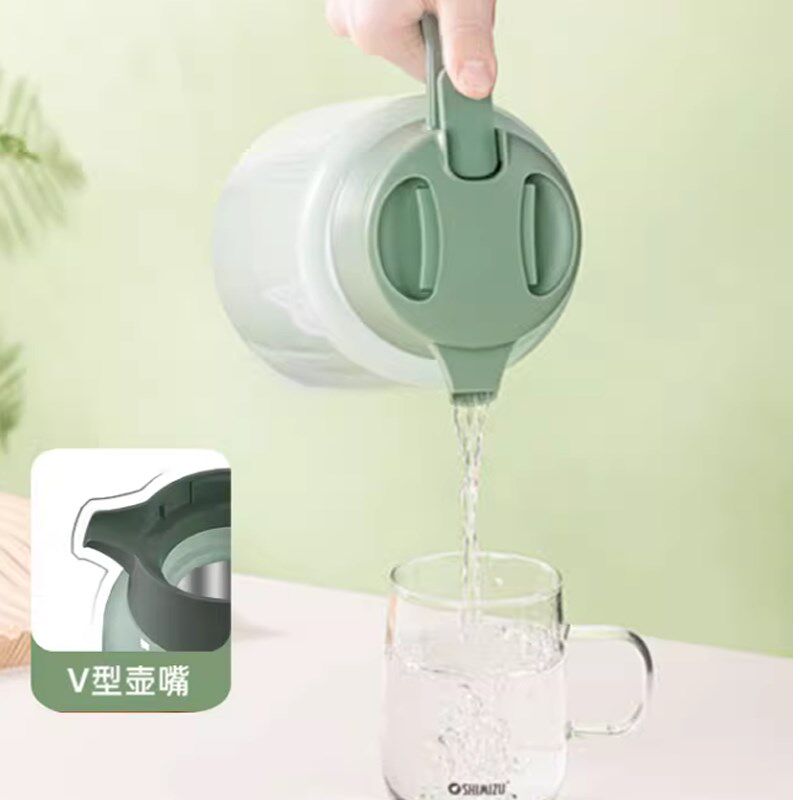 清水牌家用保温壶大容量时尚不锈钢内胆热水瓶保温开水瓶保温2L暖