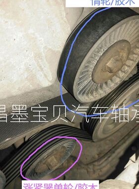 适配瑞纳瑞奕悦纳佳乐悦动秀儿K2K3福瑞迪发电机涨紧器过渡轮惰轮