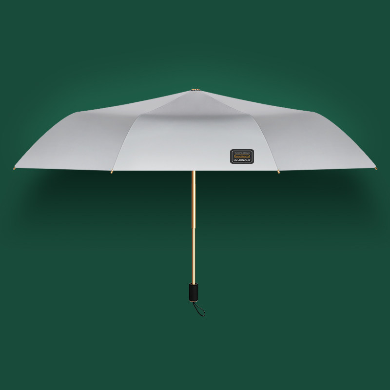钛银双层黑胶遮阳伞防紫外线防辐射太阳伞超强防晒防雨两用伞女神