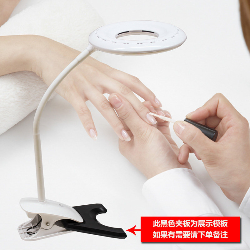 纹绣灯可携式夹子超亮护眼led夹子台灯两用灯美容美睫灯折叠夹灯