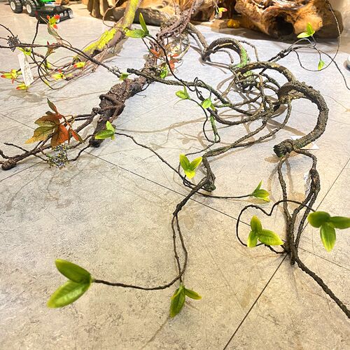 仿真树藤青苔枯藤条装饰树枝干室内藤蔓假花藤壁挂橱窗森系布造景