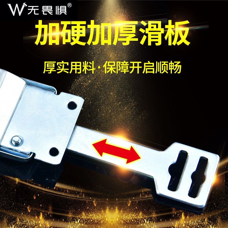 无畏惧防钻卷帘门锁C级卷闸门锁中间开腰部通用型商铺防盗锁通开图片