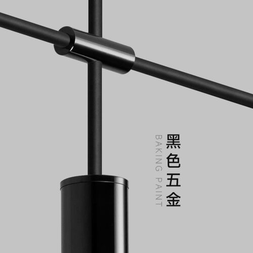 一字长条餐厅吊灯 北欧极简个性轻奢创意饭厅样板间餐桌吧台吊灯