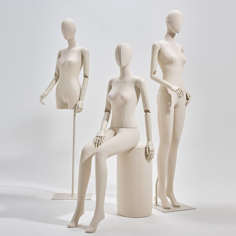 服装店模特道具女橱窗展示架子韩版假人偶台体高档平肩全身女模特
