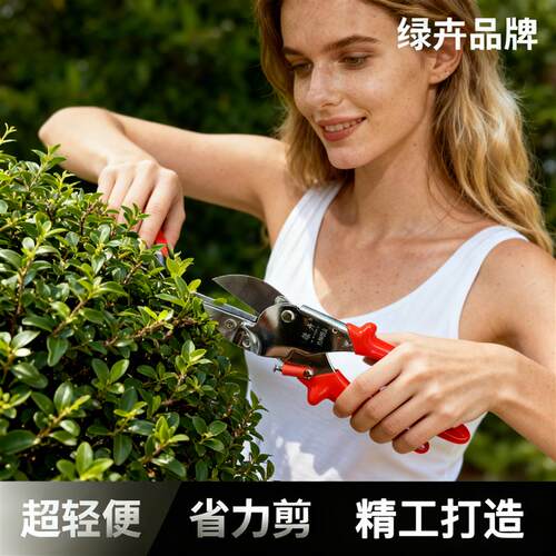 新款绿卉剪刀树枝剪果树修枝剪园艺修树枝剪刀园林剪花剪修枝工具