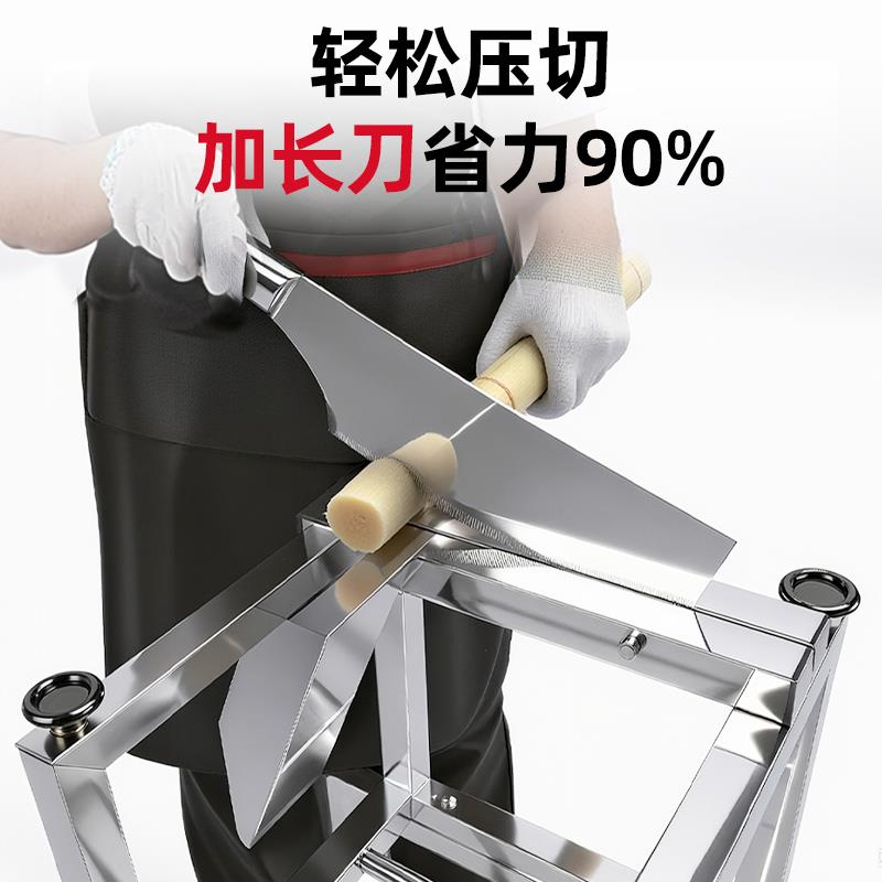 甘蔗切节机切甘蔗的机器切断削皮铡刀闸刀切段机切甘蔗架子刀工具