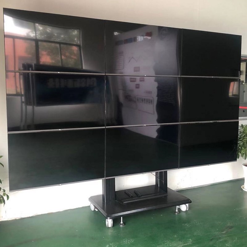 42-60寸拼接移动支架多屏显示器落地推车4 台液晶电视拼接支架2*3
