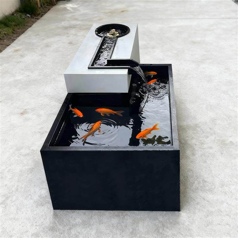 中式庭院流水摆件花园造景装饰品假山流水喷泉家居风水摆件