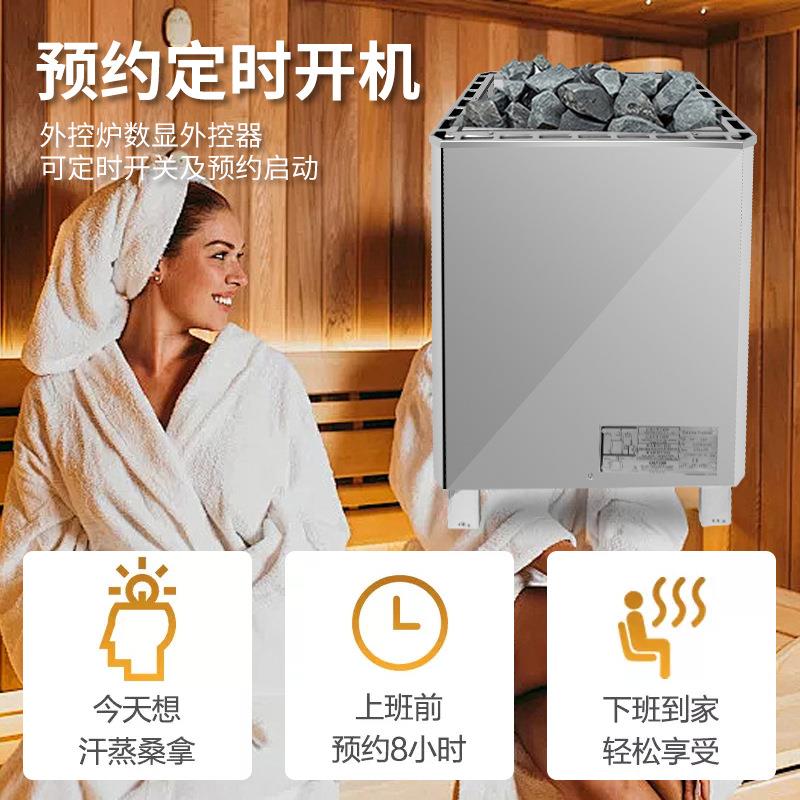 桑拿炉商用桑拿房会所浴池按摩汗蒸不锈钢加热干蒸设备家用取暖炉