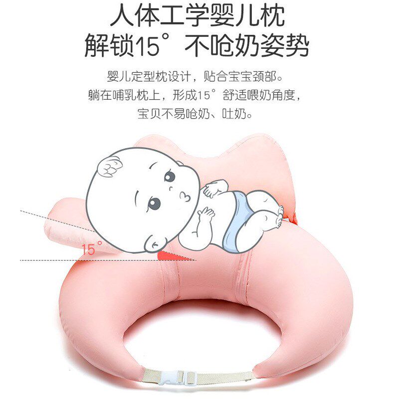 多功能哺乳枕孕妇枕头婴儿喂奶枕圆形宝宝侧躺喂奶护枕