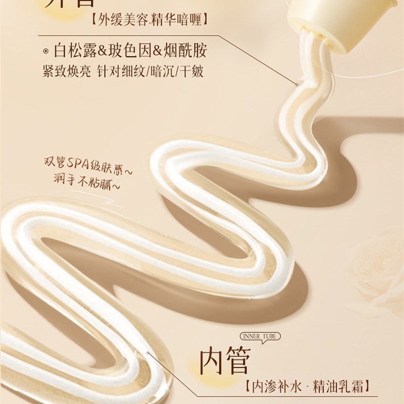 都去闻!栀子花+茉莉花 香到我瞭!双管香氛护手霜女补水保湿滋润