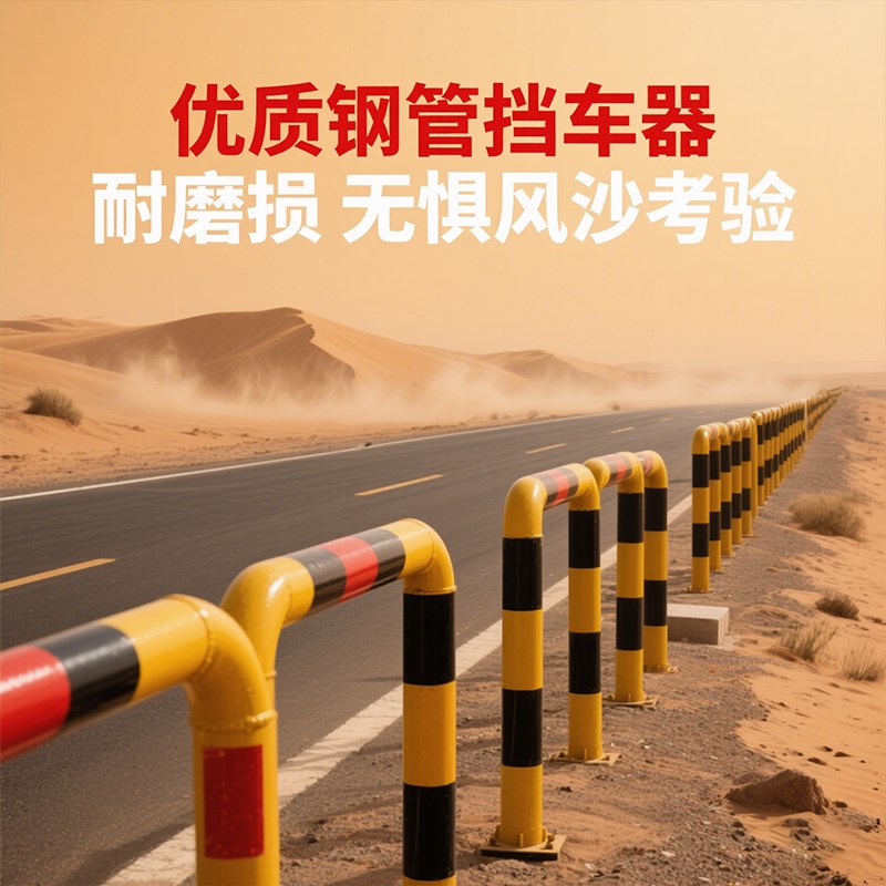 防撞护栏M型U型钢管阻车器停车位车挡道路防护栏车库隔离桩限位器