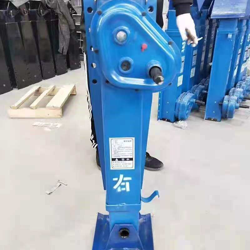 半挂车支腿马腿重型外置单动支撑腿骨架罐货车升降加重支架大车用