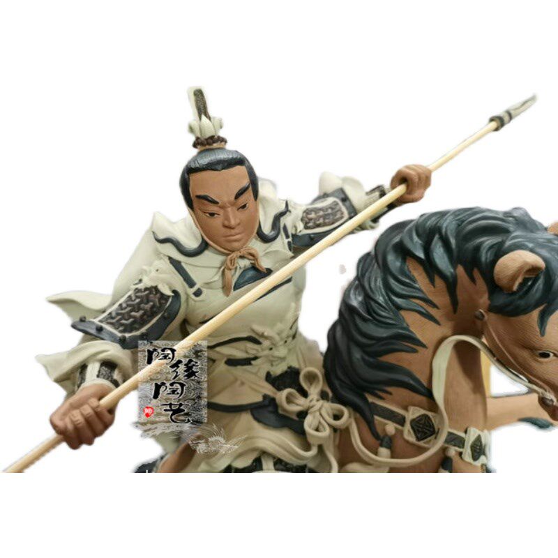 陶瓷工艺品 石湾公仔 三国 三英战吕布 吕布