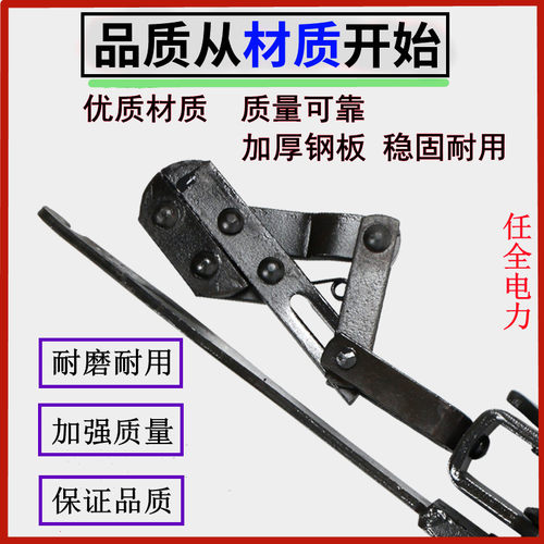 大棚钢丝绳紧线器虎头式卡线器葡萄架铁丝塑钢导线拉线铁夹头拉紧