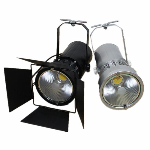 LED展览灯大炮灯长筒展会射灯50W70W120W会展车展舞台直筒四叶灯