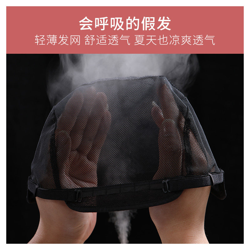 假发女短发中老年短卷发真发自然妈妈假发套真人发丝全头套假头发