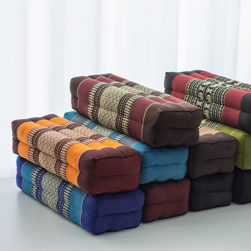 偏硬枕头不塌陷泰国木棉颈枕座椅沙发扶手靠枕垫子长条抱枕护颈枕