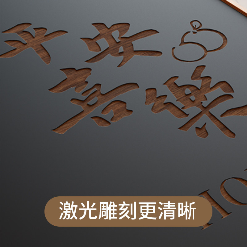 电表箱画装饰画配电箱遮挡带钟表挂钩竖款电表盒电闸箱时钟壁挂画