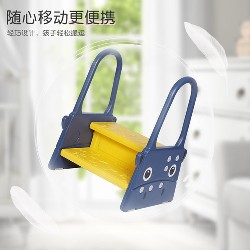 儿童洗漱台踩脚凳宝宝洗手台阶防滑脚踏卫生间增高带扶手垫脚凳子