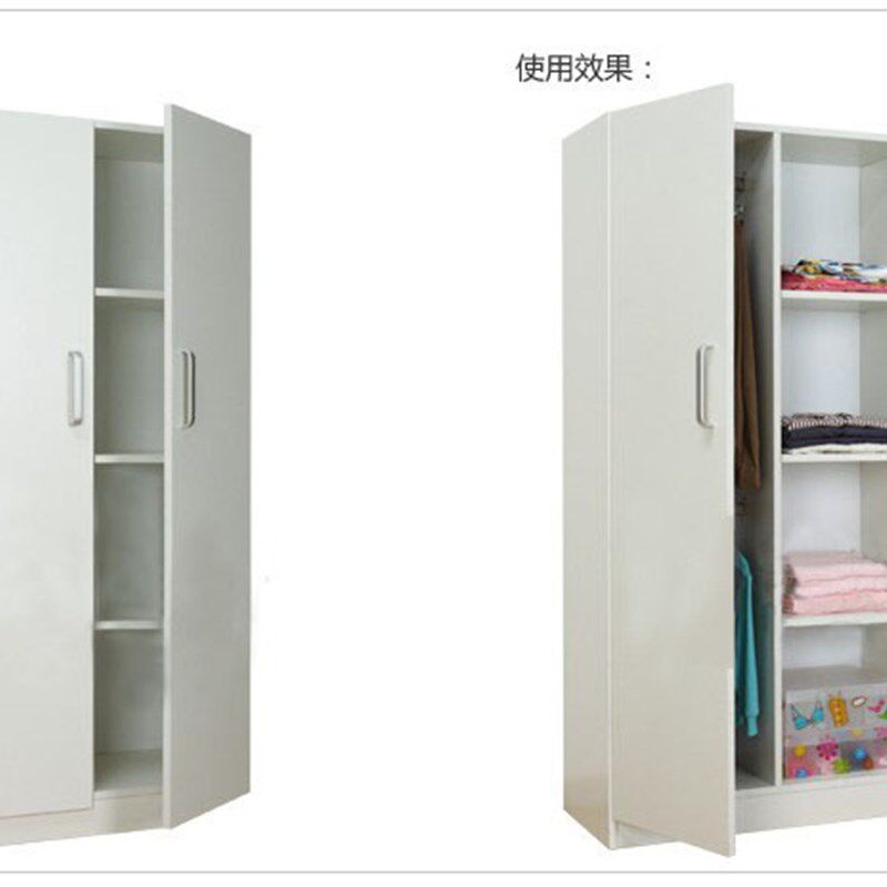 环保板式衣柜 二门柜 挂衣柜 多层柜 实用柜 阳台柜 卧室柜 包邮