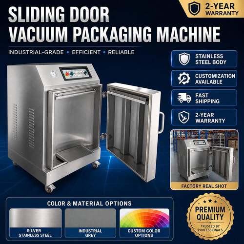 Factory Direct Sliding Door Vacuum Packing Machine Commercia
