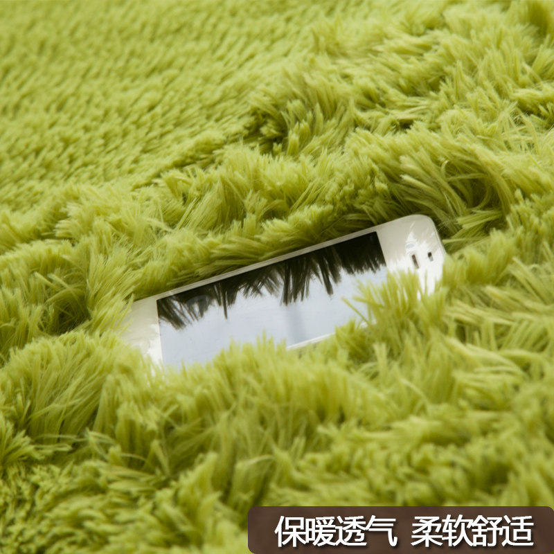 丝毛地毯客厅长方形可水洗沙发茶几地毯卧室房间满铺地毯床边飘窗