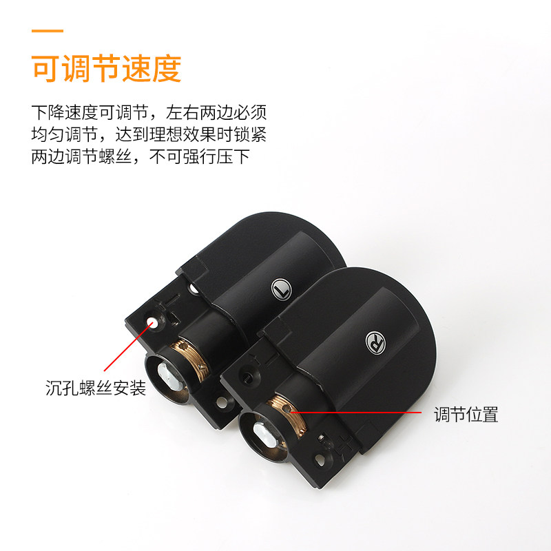 榻榻米梳妆台合页缓冲上下翻板连接件柜门轴承阻尼器铰链支撑合页