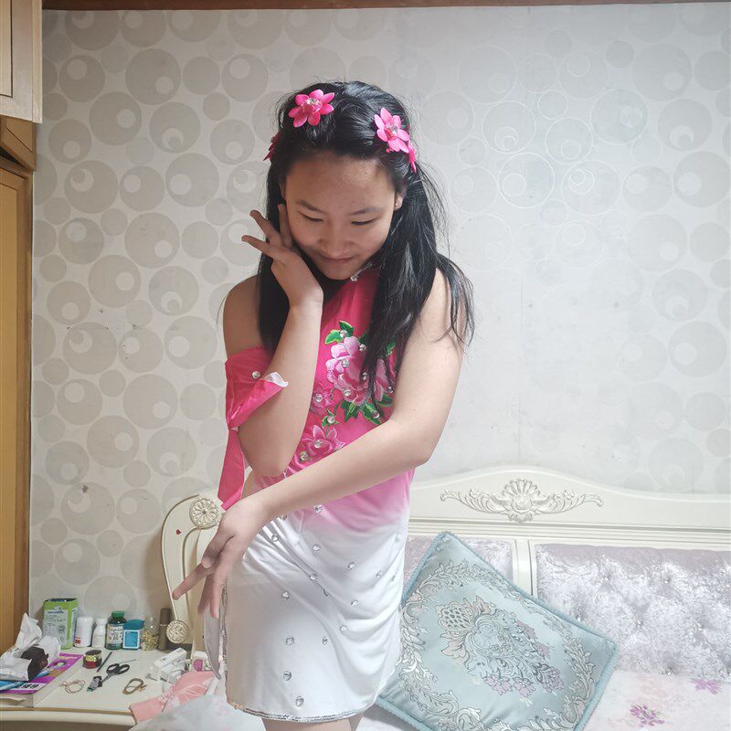 桃李杯《笛中花》舞蹈演出服小荷风采儿童古典笛中花独群舞演出服