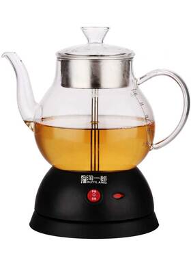 淘一郎煮茶壶多功能养生蒸茶器加厚玻璃煮茶器蒸煮电热安化黑茶壶