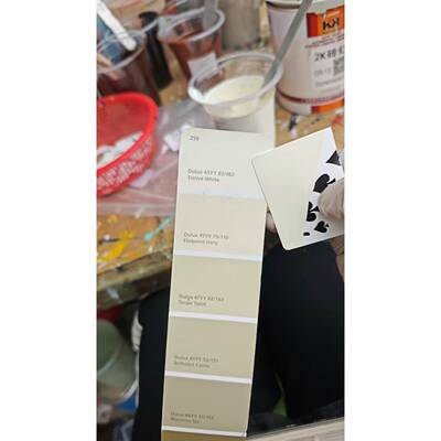 电脑调漆自喷漆Dulux色卡月夜桂花斯托白牛奶白空调出风口改色