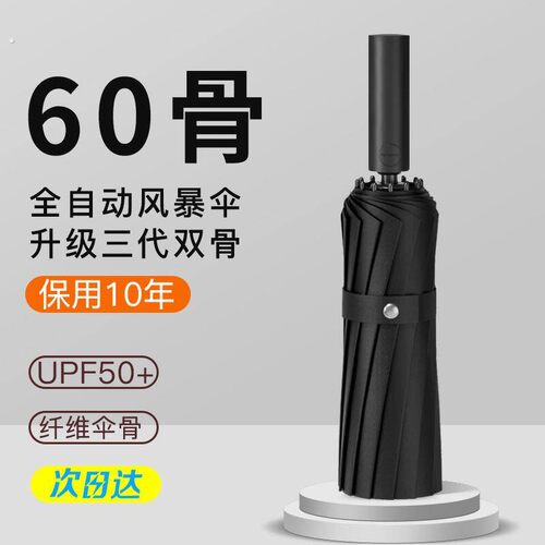 36骨双层暴雨大伞60骨雨伞2023新款超大号男款加粗坚固耐用晴雨女