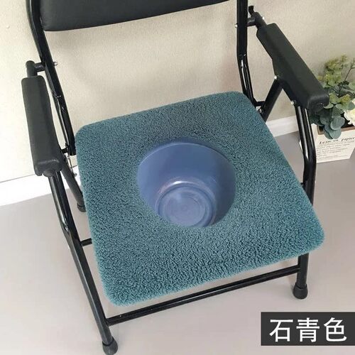 孕妇老人坐便椅垫木凳椅套加厚坐便器套超大方形马桶坐垫套子通用