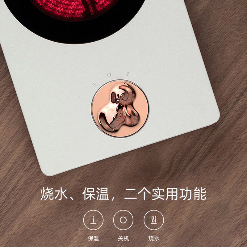 三界观山黑晶炉煮茶器家用保温快煮壶小型烧水壶白茶普洱煮茶套装