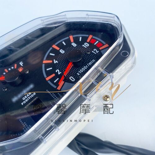适用骊爽摩托车HJ125K-5-19仪表总成HJ150-7转速码表里程仪表
